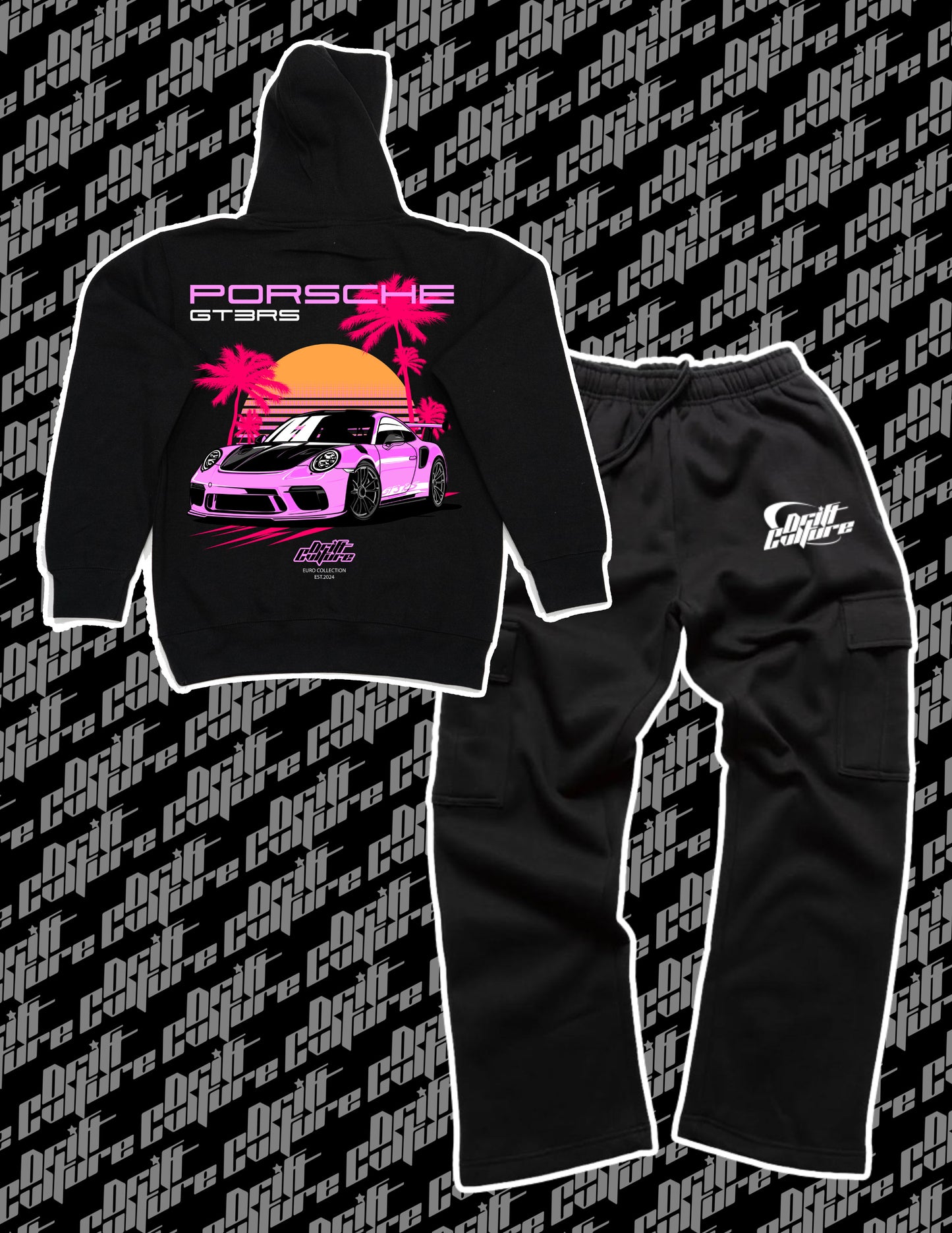 Porsche PinkGT3RS Hoodie Bundle