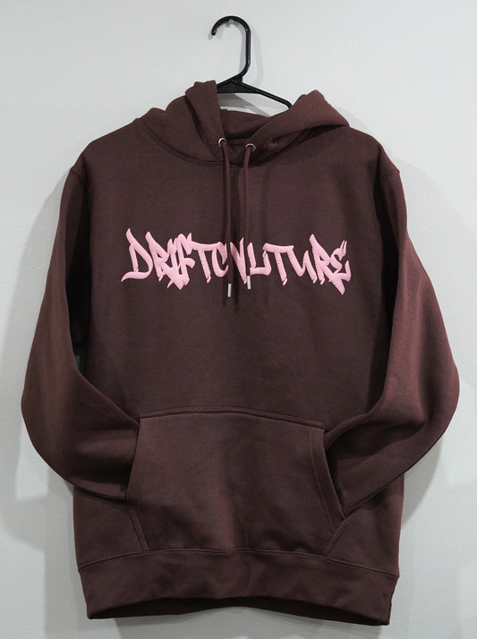 Brown & Pink Puff Hoodie