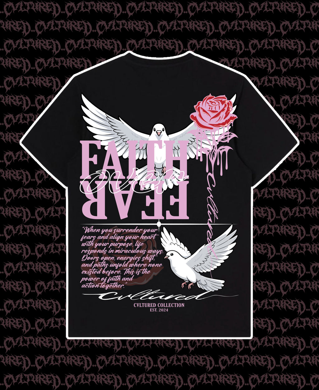 Faith Over Fear Pink Edition