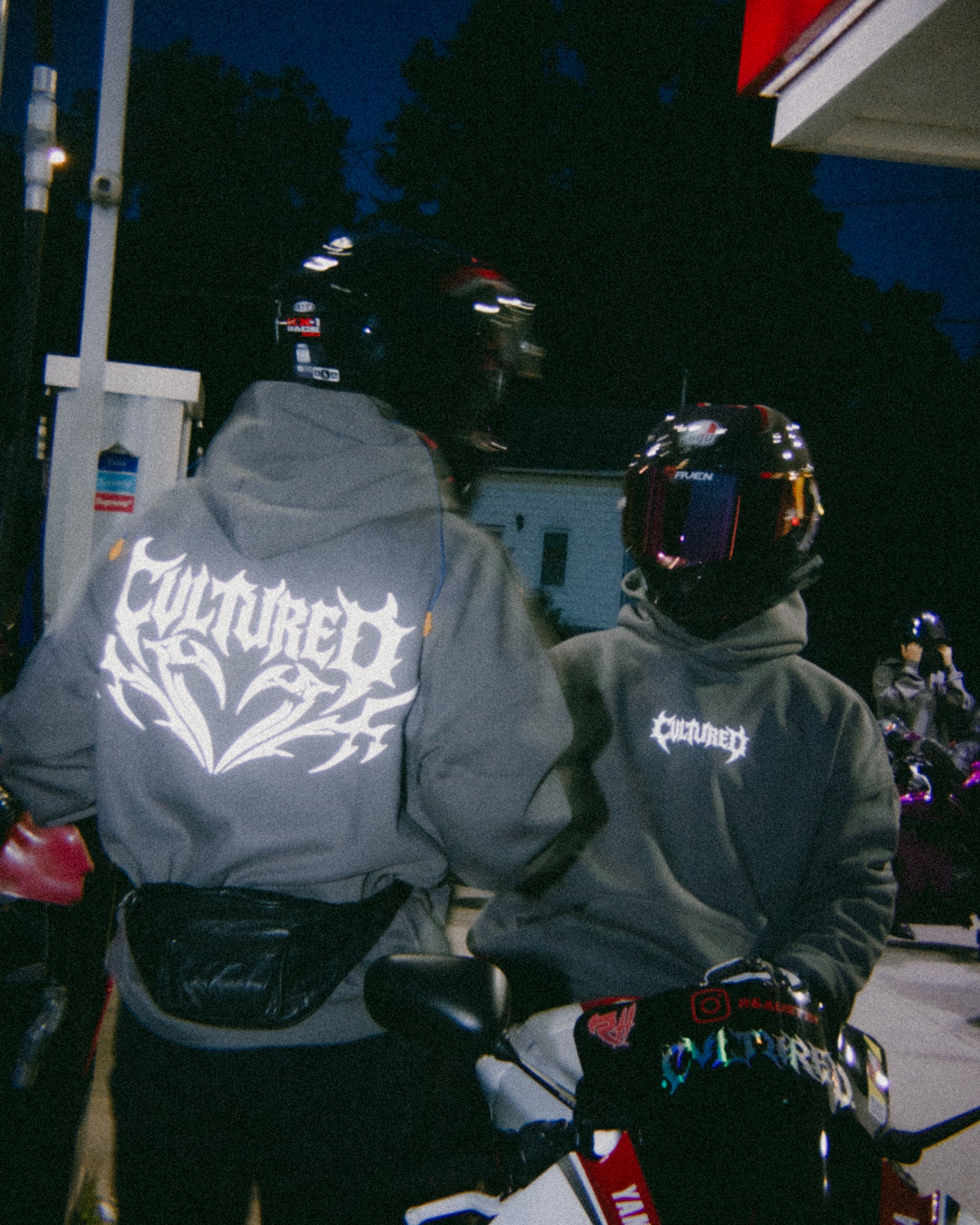 Reflective Hoodies "Cvltured Heart"