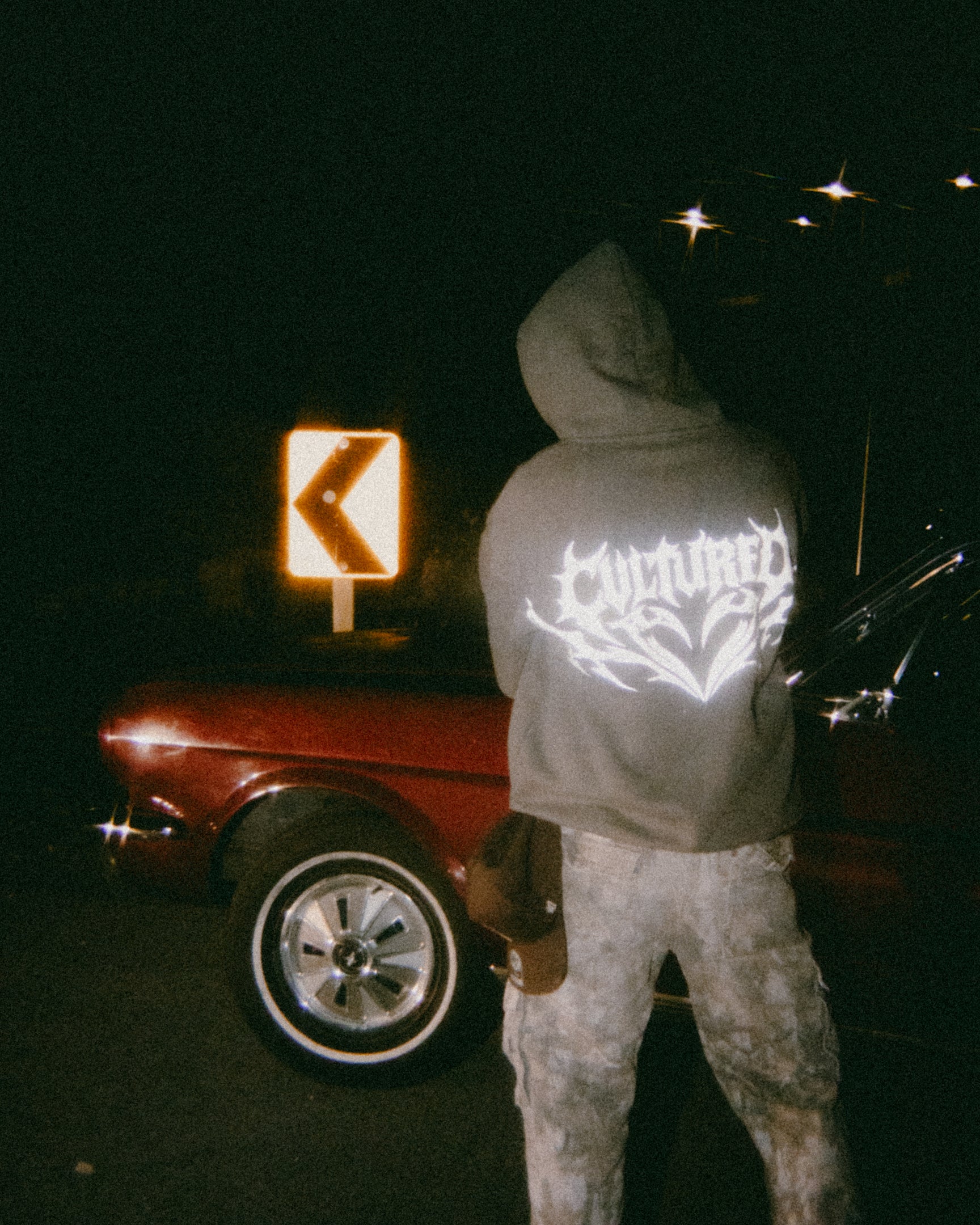 Reflective Hoodies "Cvltured Heart"